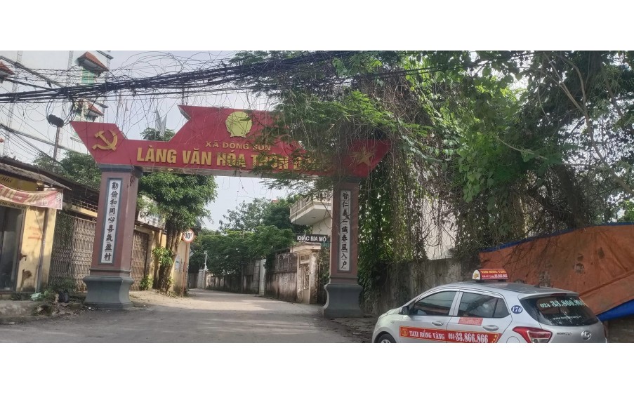 Cc Bán đất tặng nhà 2 tầng, 44m2, 1.x tỷ, tk3, ô góc, ô tô tránh, tại Đông Sơn Chương Mỹ Hà Nội